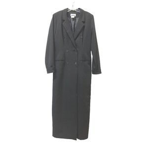 Habits Vintage Black Coat Dress Maxi Long Tall Women Men Fabulous Queer